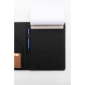 Capudo A4 black  recycled canvas document folder 