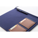 Capudo A4 bleu  porte-documents en canvas recyclé 