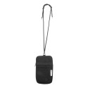 CanvaFon black  recycled canvas crossbody mobile bag 