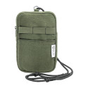 CanvaFon groen  gerecycled canvas crossbody mobiele tas 