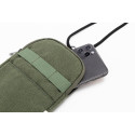 CanvaFon groen  gerecycled canvas crossbody mobiele tas 
