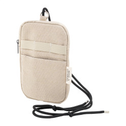 CanvaFon natuurlijk  gerecycled canvas crossbody mobiele tas 