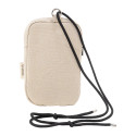 CanvaFon natuurlijk  gerecycled canvas crossbody mobiele tas 