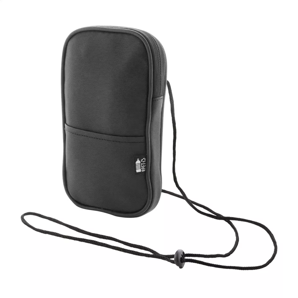 FestiFon black  RPET crossbody mobile...