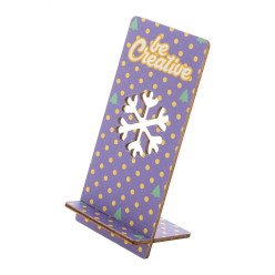 Kannykka Creative natural  Christmas mobile holder, snowflake 