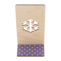 Kannykka Creative natural  Christmas mobile holder, snowflake 