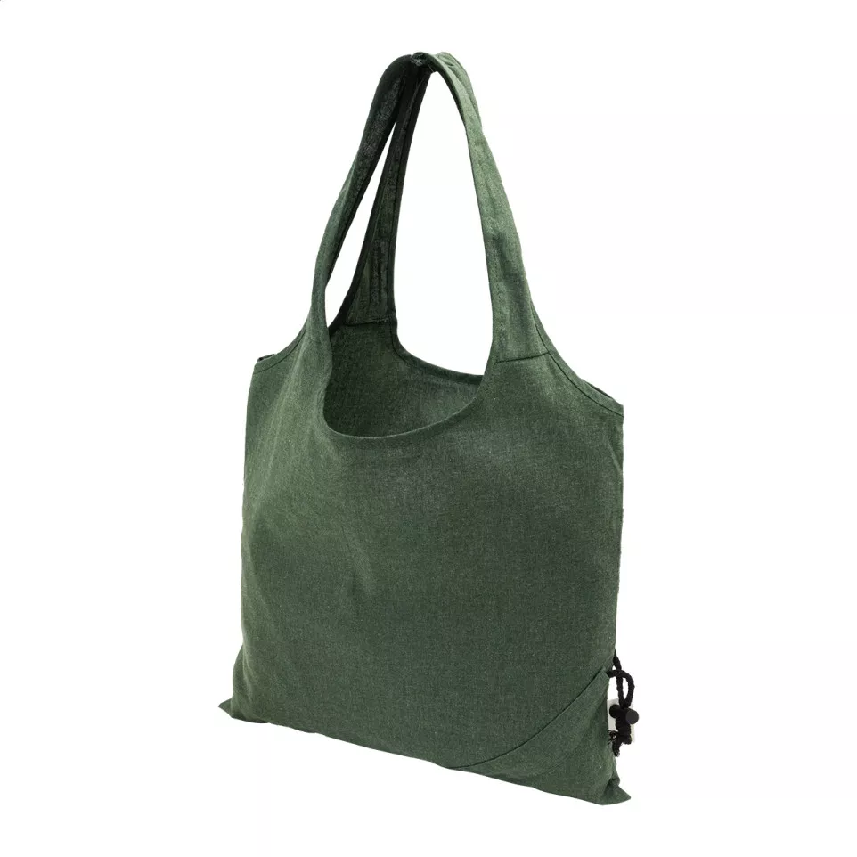 Forpex green  foldable shopping bag  