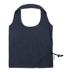 Forpex donker blauw  opvouwbare boodschappentas  