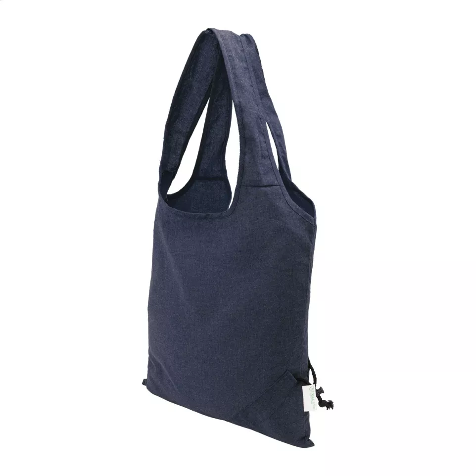 Forpex bleu foncé  Sac shopping pliable 