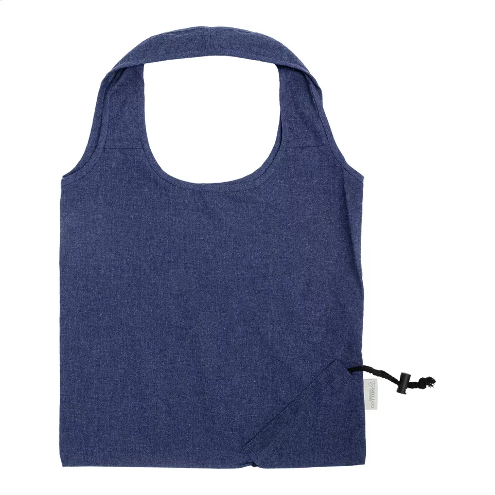 Forpex blue  foldable shopping bag  