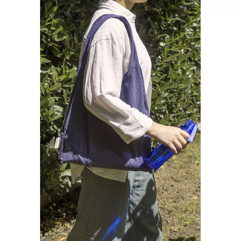 Forpex blue  foldable shopping bag  