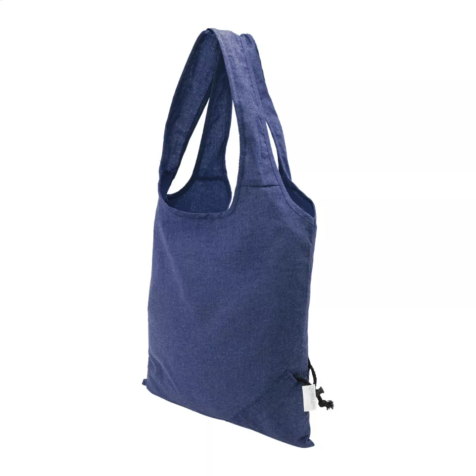 Forpex blue  foldable shopping bag  
