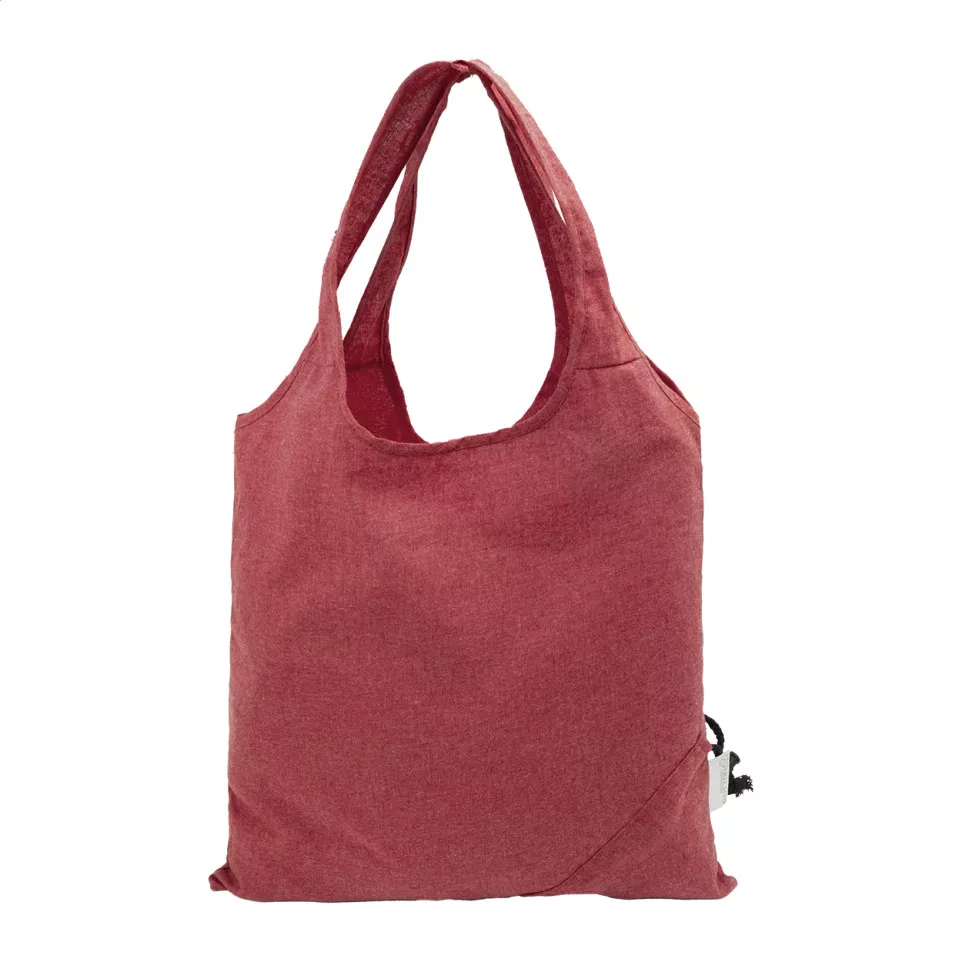 Forpex red  foldable shopping bag  