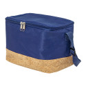 Kooper blauw  RPET koeler tas 