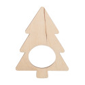 Julmiddag Creative naturelle  Rond de serviette de Noël personnalisable 
