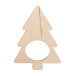 Julmiddag Creative naturelle  Rond de serviette de Noël personnalisable 
