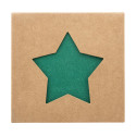 Vagnes vert  Set de sous-verres de Noël en RPET 