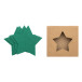 Vagnes vert  Set de sous-verres de Noël en RPET 