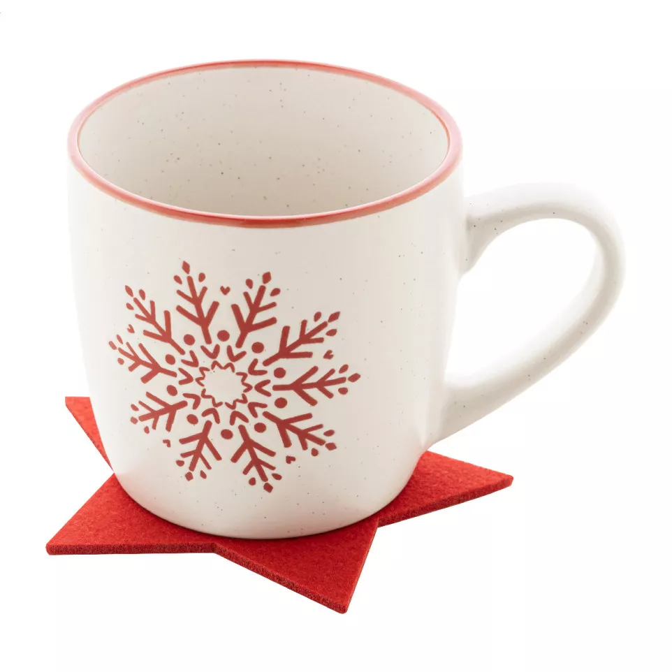 Vagnes rood  RPET Kerst achtbaan set 