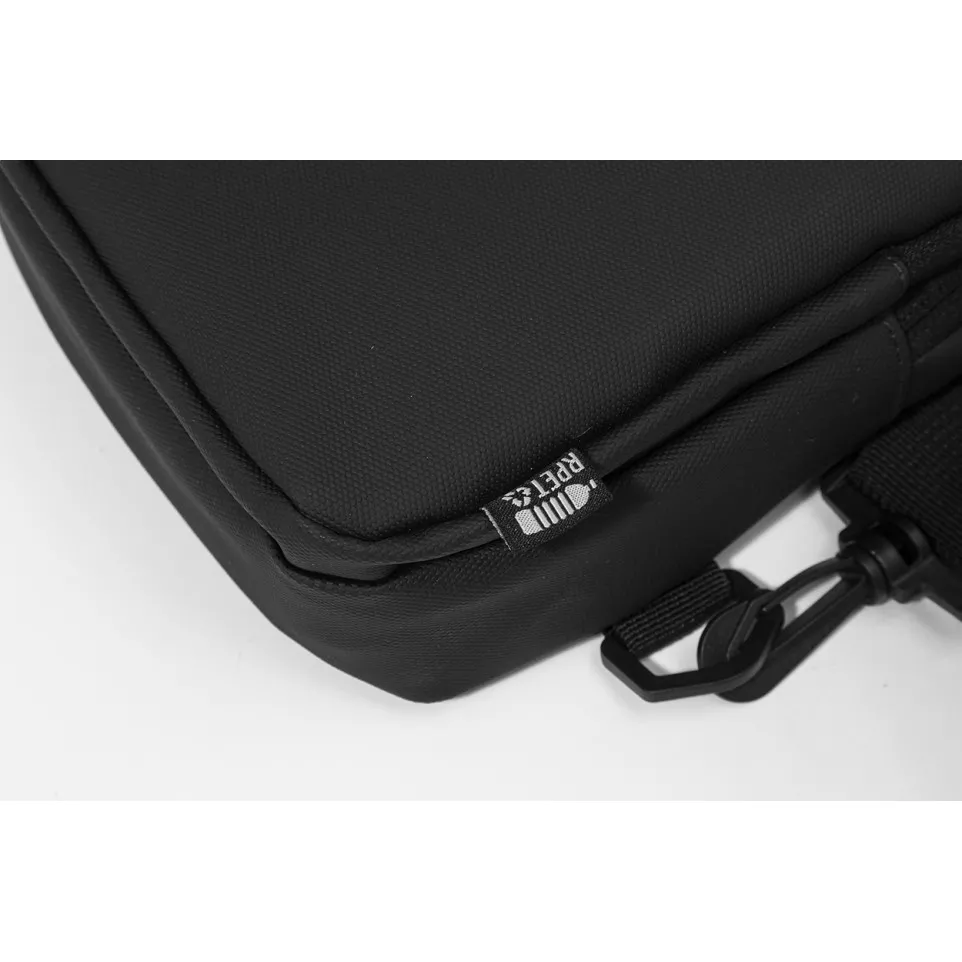 Crobud black  RPET crossbody bag 