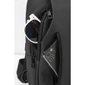 Crobud black  RPET crossbody bag 