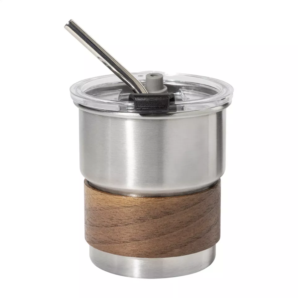 Waffee argenté  Mug thermos de voyage...