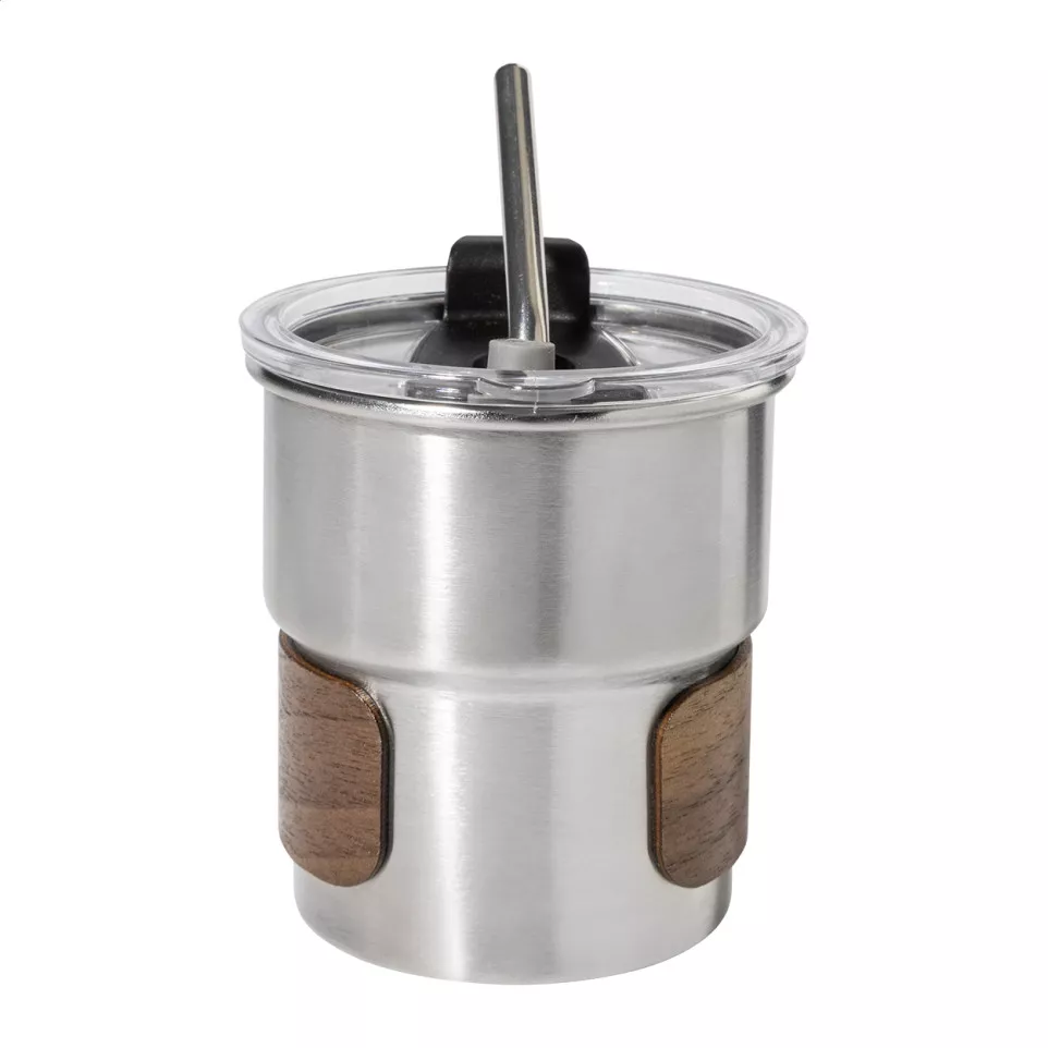 Waffee argenté  Mug thermos de voyage...