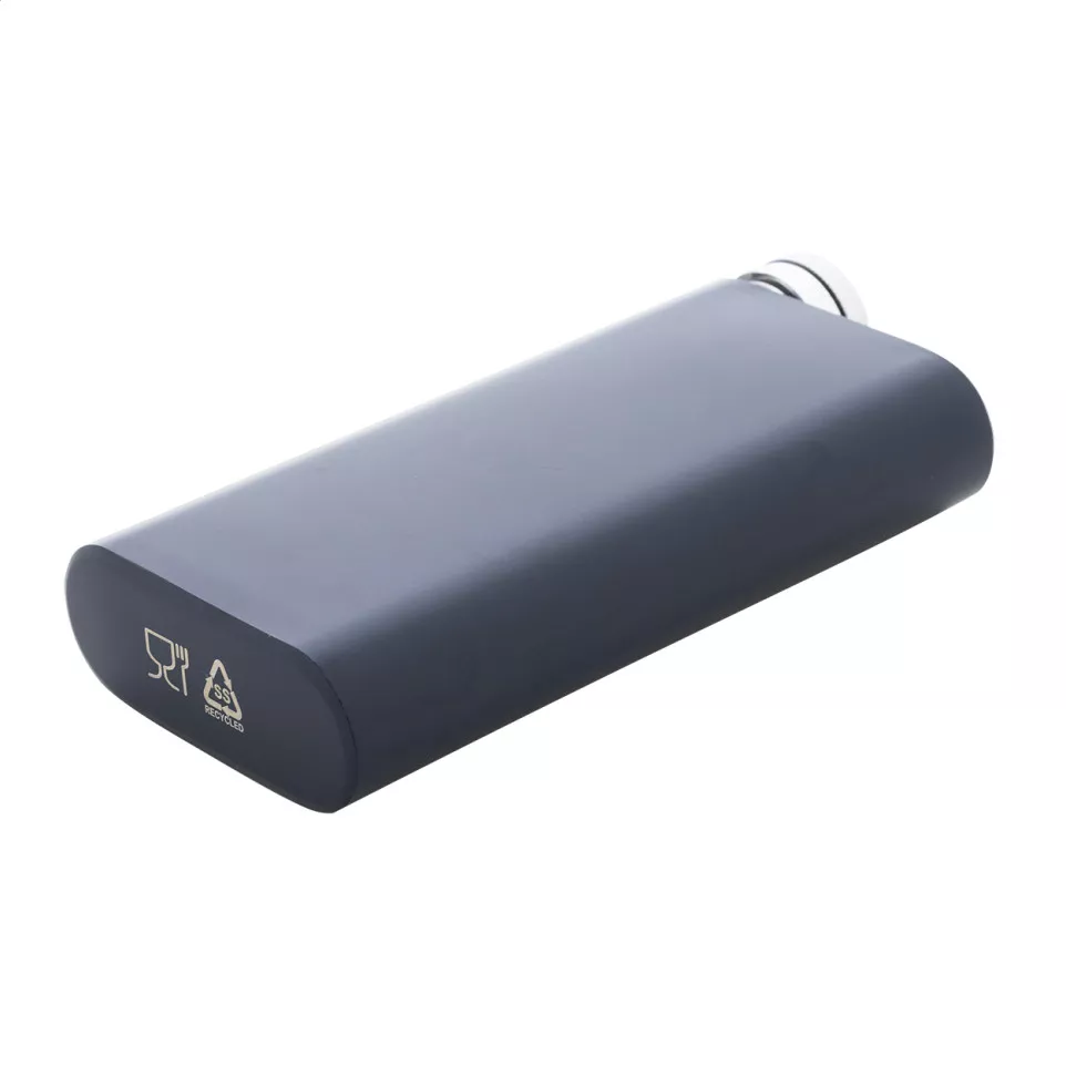 Cabot dark blue  RSS hip flask 