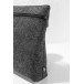 Refelt Laptop donker grijs  RPET laptoptas 