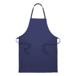 Chepex donker blauw  gerecycled katoenen schort 