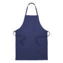 Chepex donker blauw  gerecycled katoenen schort 