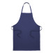 Chepex donker blauw  gerecycled katoenen schort 
