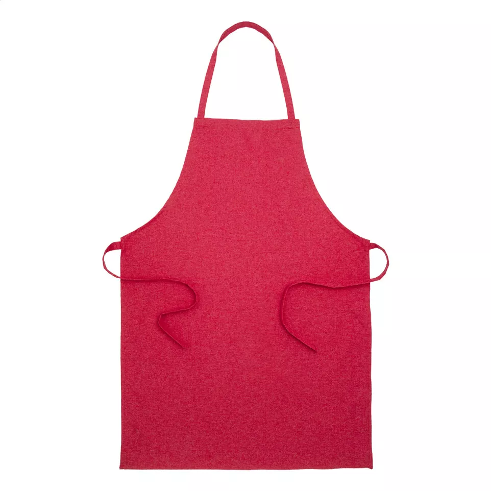 Chepex red  recycled cotton apron 