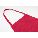 Chepex rouge  tablier en coton recyclé 