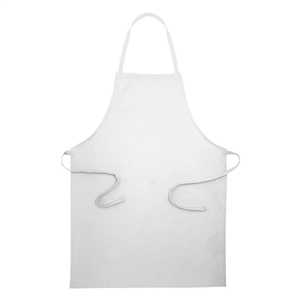 Chepex blanc  tablier en coton recyclé 