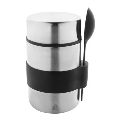 Minestrone zilver  RSS geïsoleerde lunchpot 