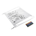 Julfar Bag A blanc  Sac piscine de Noël à colorier 