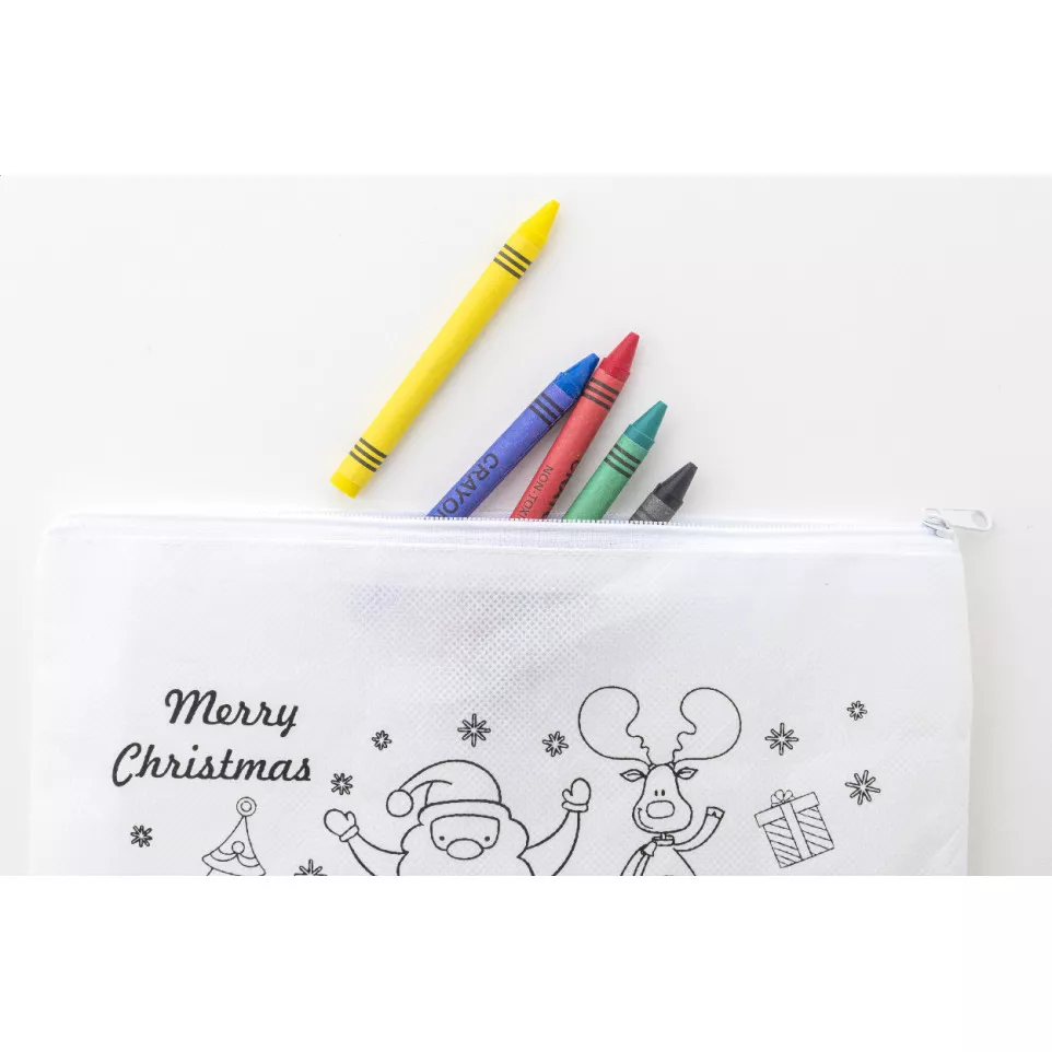 Julfar Draw wit  kleuring Kerst pen...