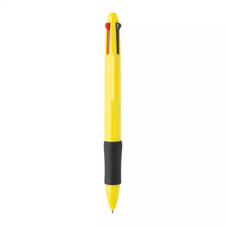 Quattro jaune  stylo bille 4 couleurs...