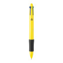 Quattro yellow  RABS 4-colour ballpoint pen 