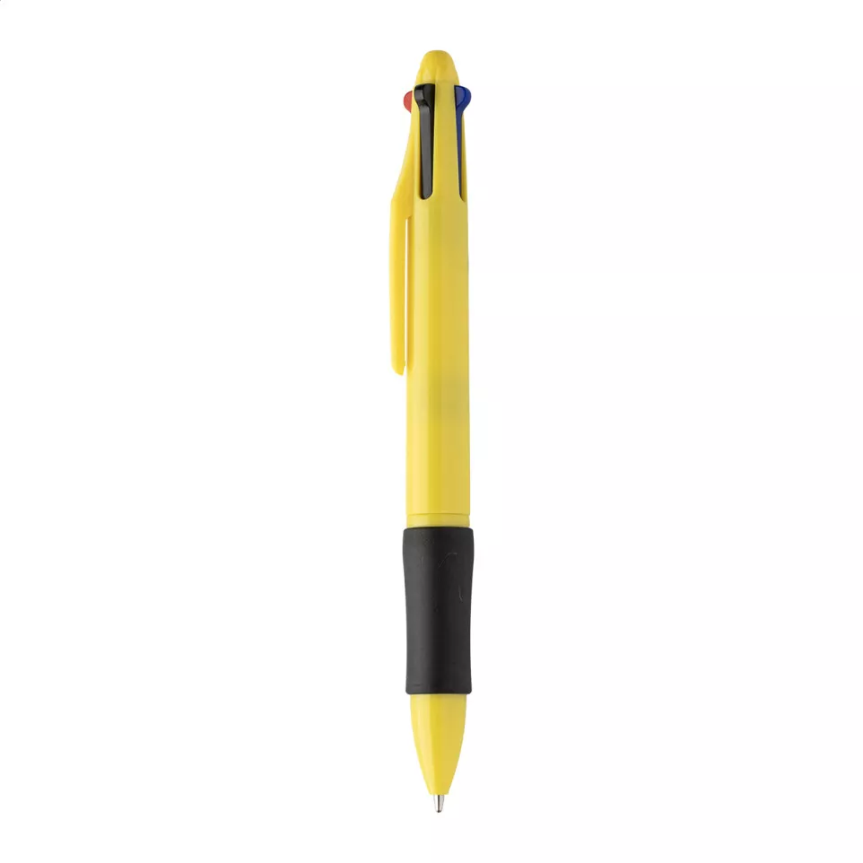 Quattro jaune  stylo bille 4 couleurs...