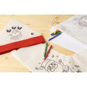 Julfar Hat blanc  Bonnet de Père Noël à colorier 