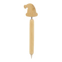 Xoom natural  Christmas ballpoint pen, Santa hat 