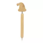 Xoom naturelle  Stylo à bille de Noël, chapeau de Père Noël 