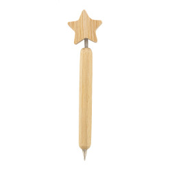 Xoom natural  Christmas ballpoint pen, star 