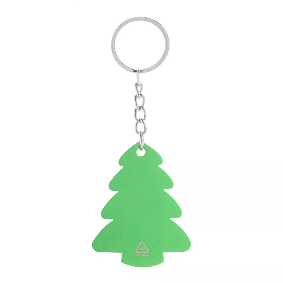 Manty groen  Kerstsleutelhanger 
