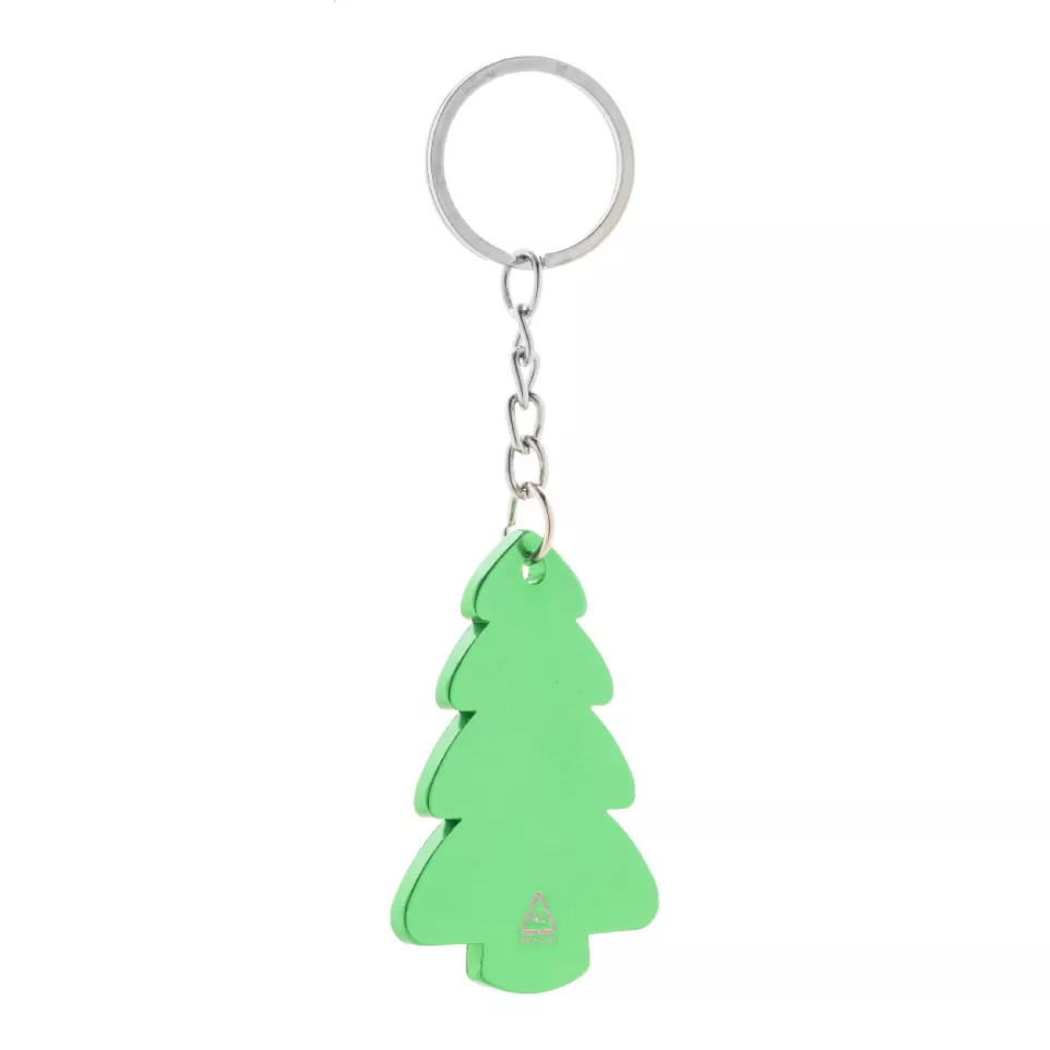 Manty groen  Kerstsleutelhanger 