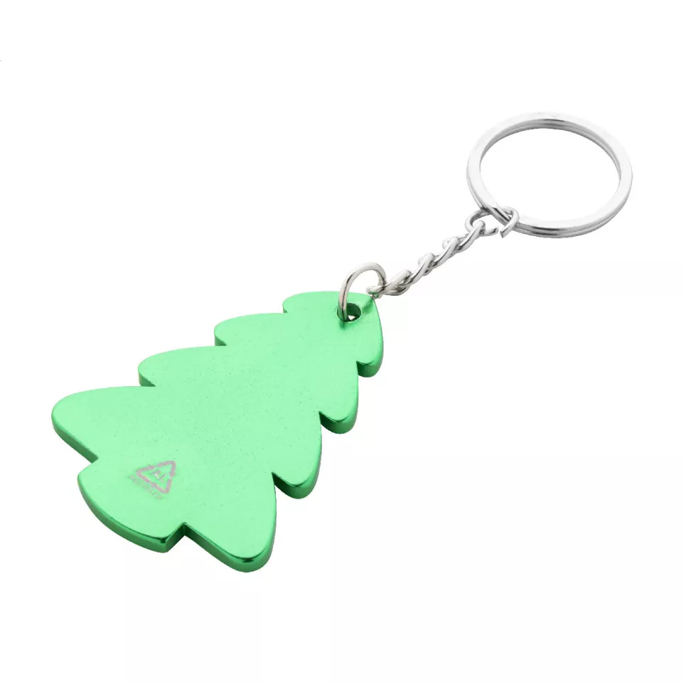 Manty groen  Kerstsleutelhanger 