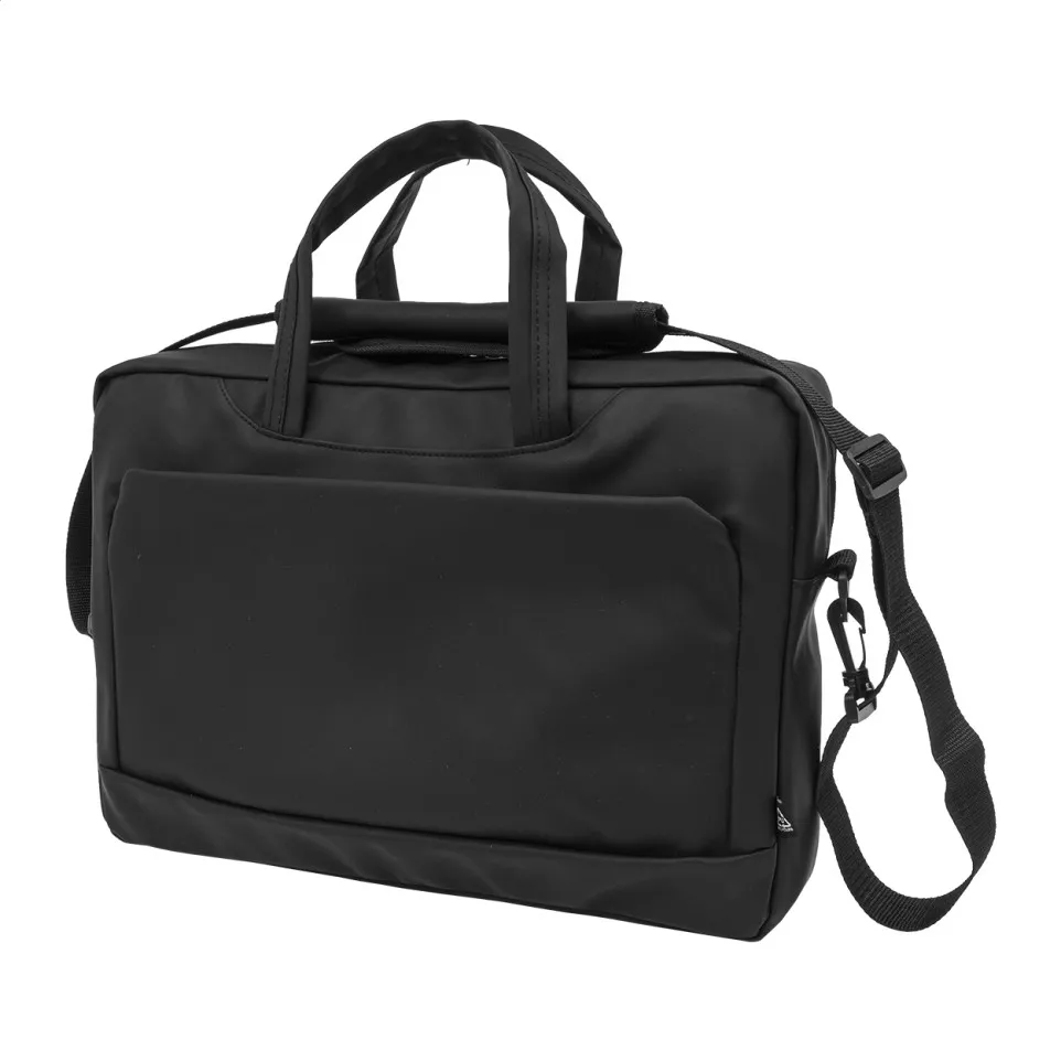Duppler black  RPU document laptop bag 
