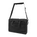 Duppler black  RPU document laptop bag 